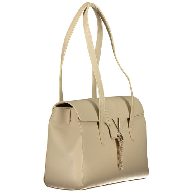 Beige Polyethylene Handbag Valentino Bags