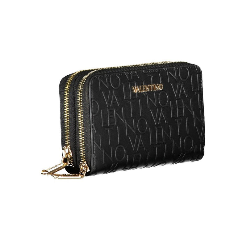 Black Polyethylene Wallet Valentino Bags