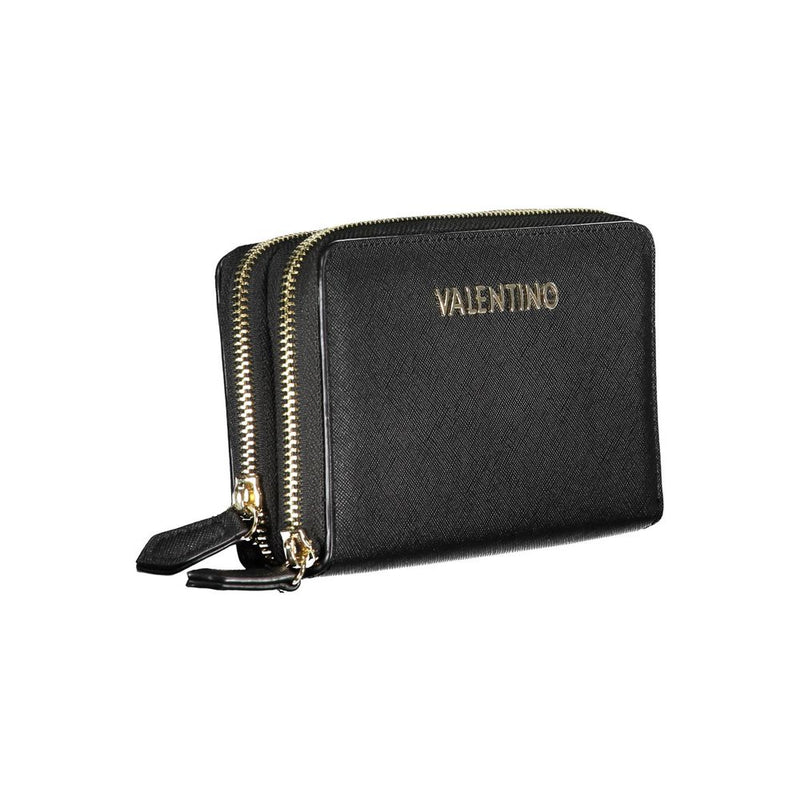 Black Polyethylene Wallet Valentino Bags