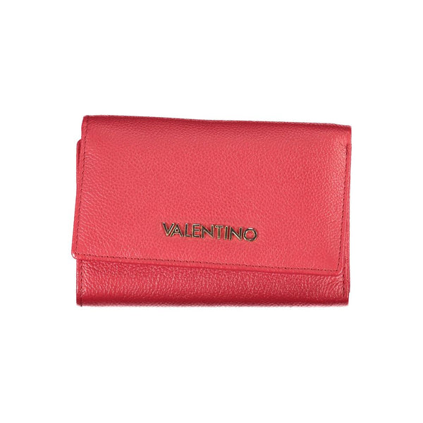 Red Polyethylene Wallet Valentino Bags