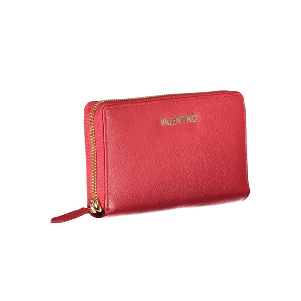 Red Polyethylene Wallet Valentino Bags