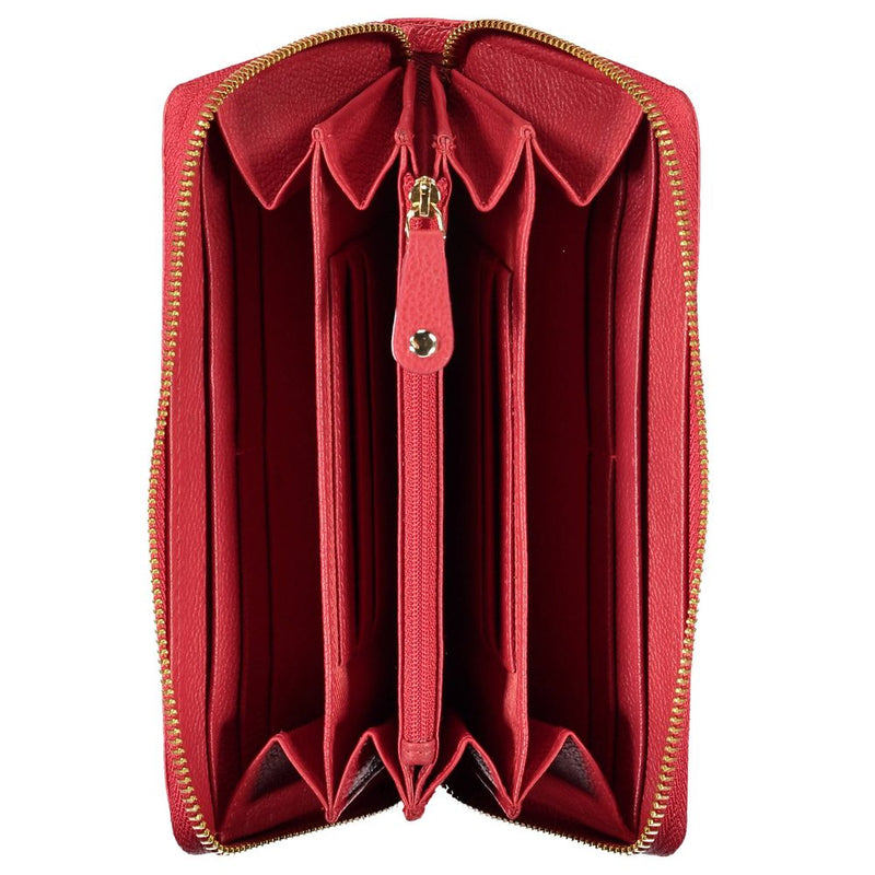 Red Polyethylene Wallet Valentino Bags