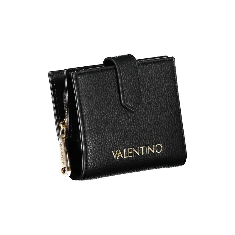 Black Polyethylene Wallet Valentino Bags