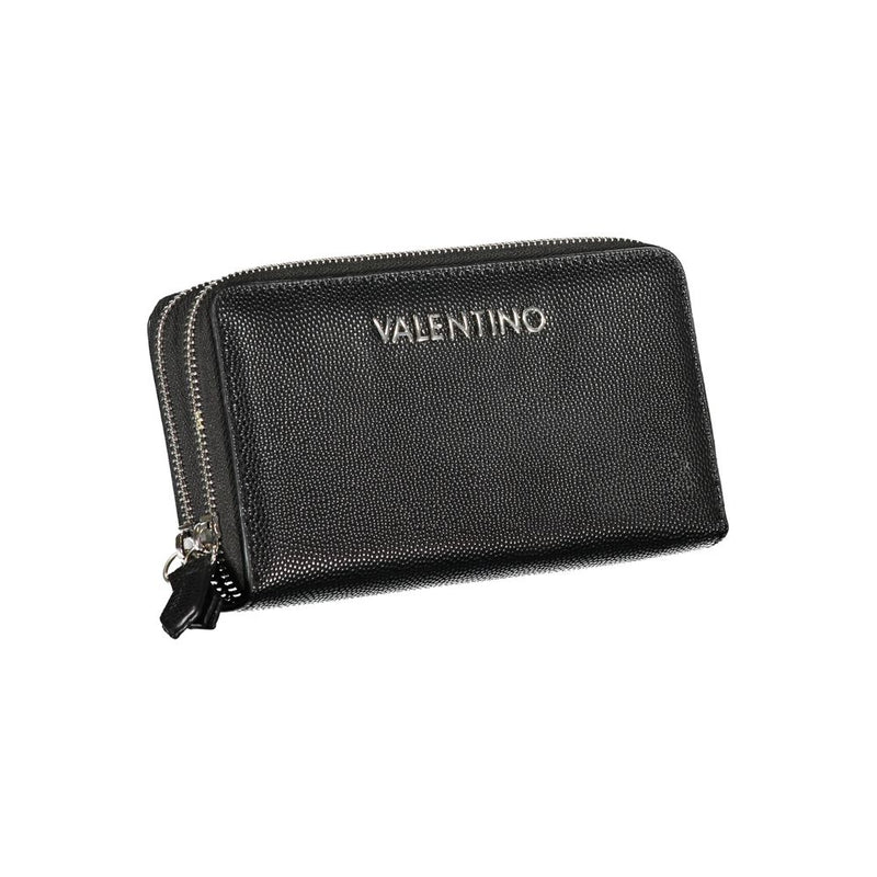 Black Polyethylene Wallet Valentino Bags