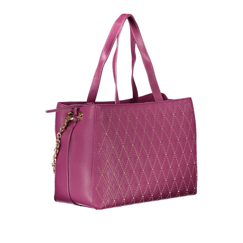 Purple Polyethylene Handbag Valentino Bags