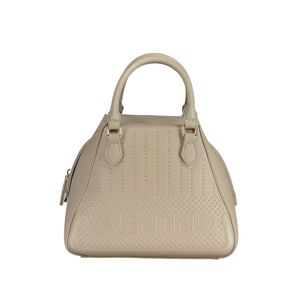 Beige Polyethylene Handbag Valentino Bags