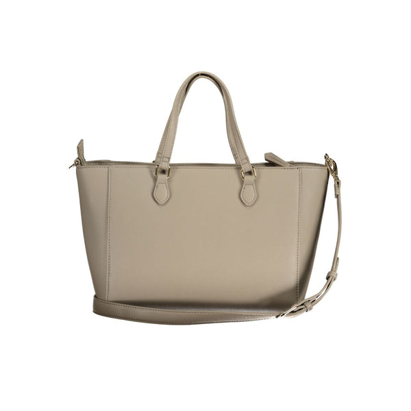 Beige Polyethylene Handbag Valentino Bags