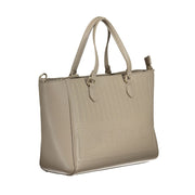 Beige Polyethylene Handbag Valentino Bags