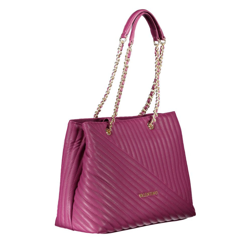 Purple Polyethylene Handbag Valentino Bags