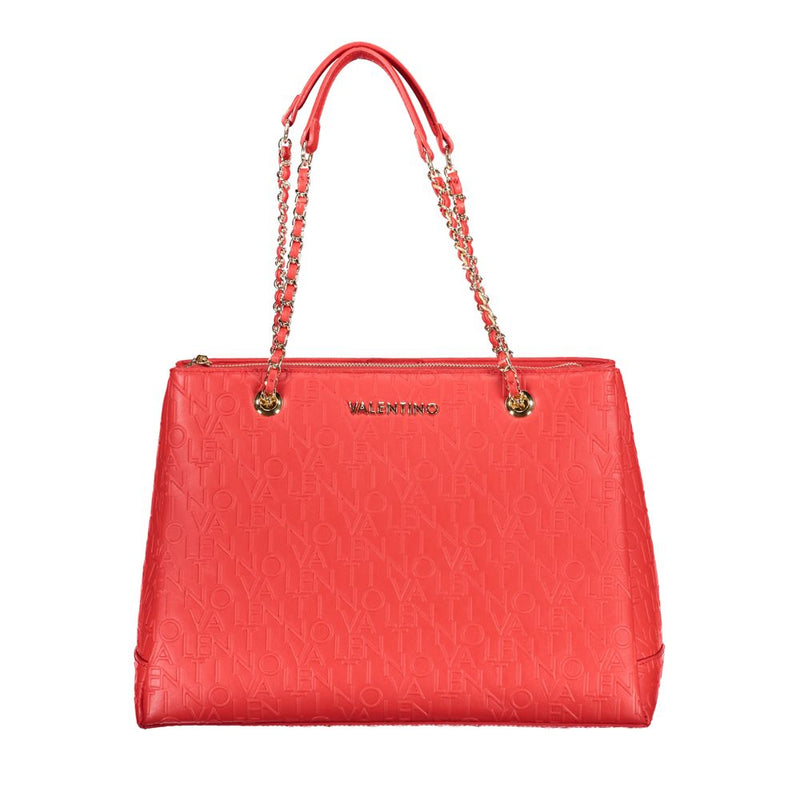 Red Polyethylene Handbag Valentino Bags