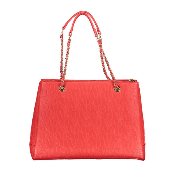 Red Polyethylene Handbag Valentino Bags