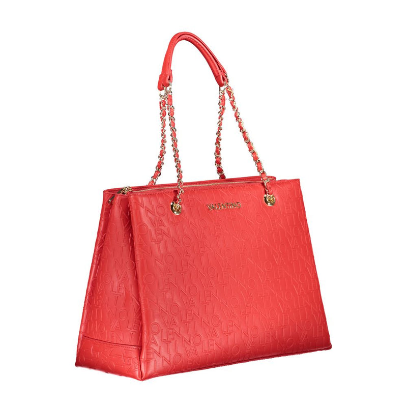 Red Polyethylene Handbag Valentino Bags