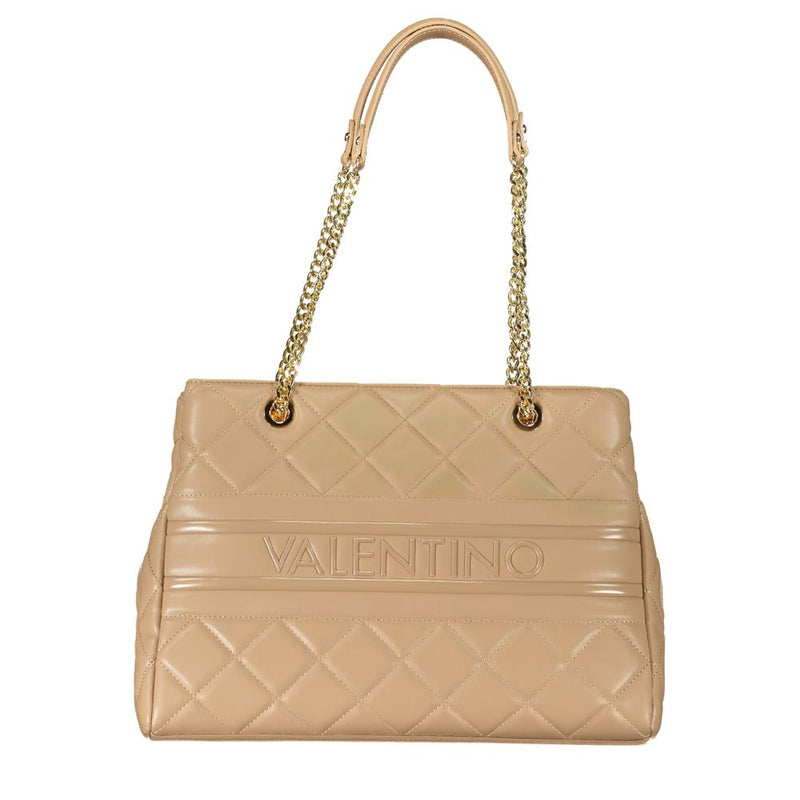 Beige Polyethylene Handbag Valentino Bags