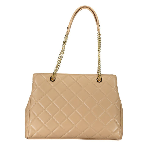 Beige Polyethylene Handbag Valentino Bags