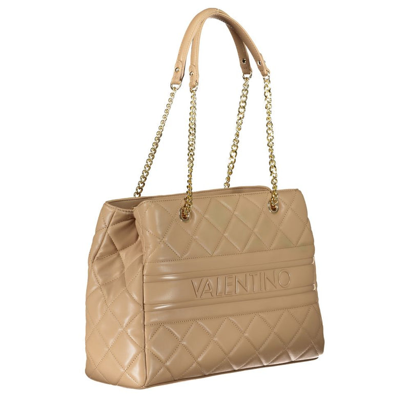 Beige Polyethylene Handbag Valentino Bags