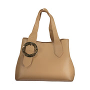 Beige Polyethylene Handbag Valentino Bags