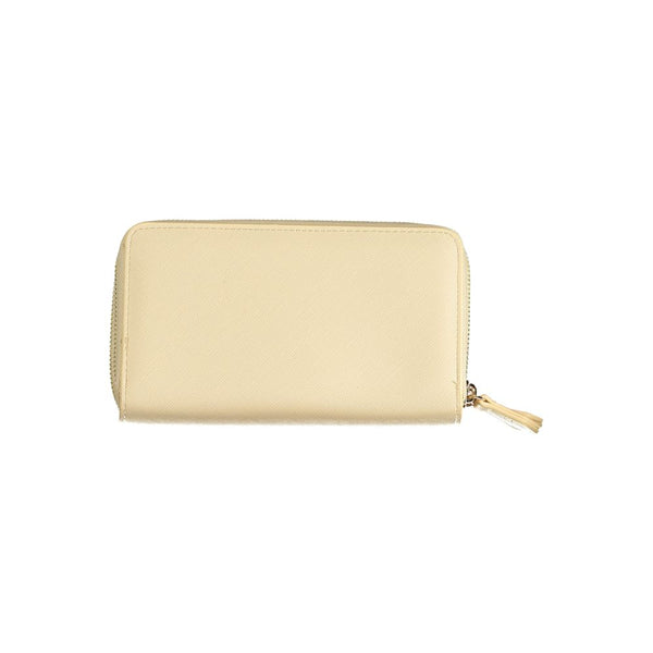 Beige Polyethylene Wallet Valentino Bags