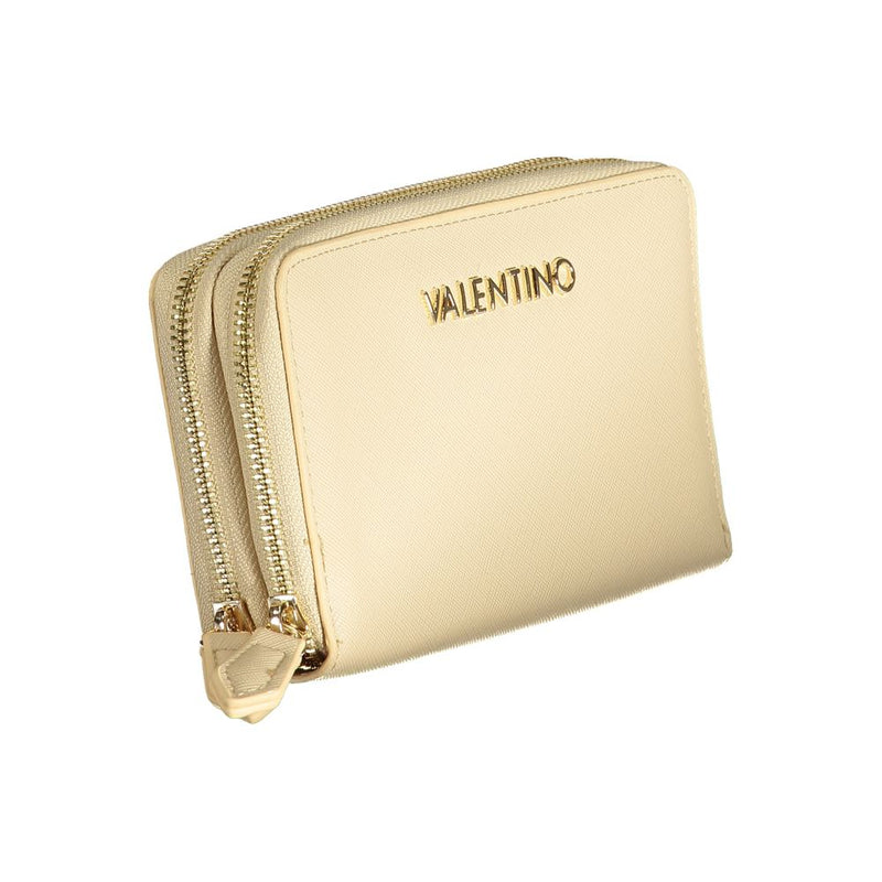 Beige Polyethylene Wallet Valentino Bags