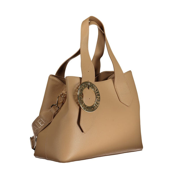 Beige Polyethylene Handbag Valentino Bags