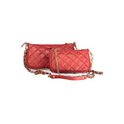 Red Polyethylene Handbag Valentino Bags