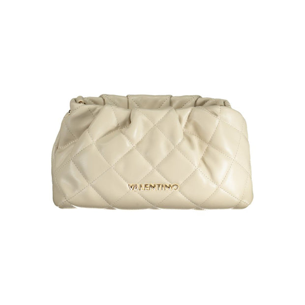 Beige Polyethylene Handbag Valentino Bags