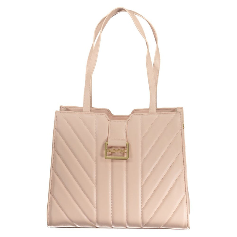 Pink Polyethylene Handbag Valentino Bags