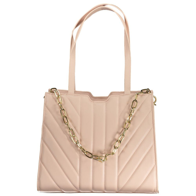 Pink Polyethylene Handbag Valentino Bags