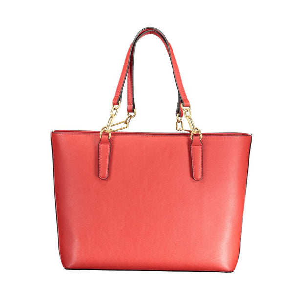 Red Polyethylene Handbag Valentino Bags