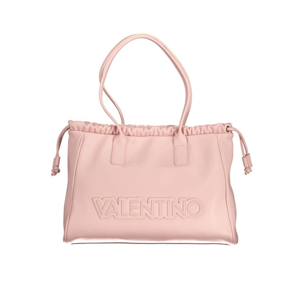 Pink Polyethylene Handbag Valentino Bags