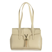 Beige Polyethylene Handbag Valentino Bags