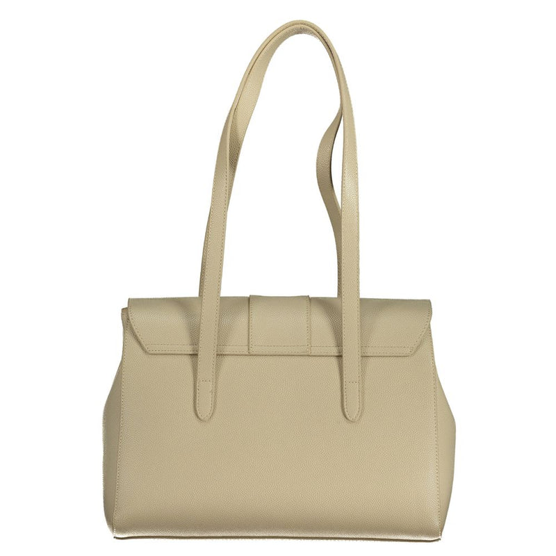 Beige Polyethylene Handbag Valentino Bags