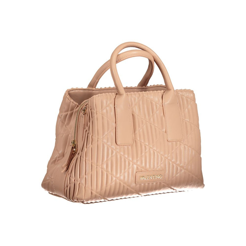 Pink Polyethylene Handbag Valentino Bags