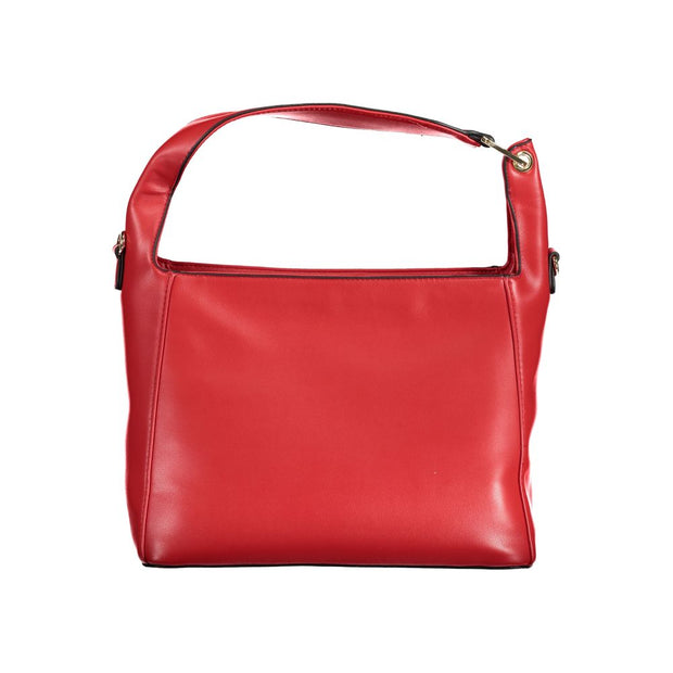 Red Polyethylene Handbag Valentino Bags