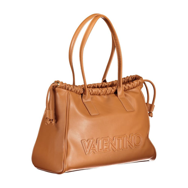 Brown Polyethylene Handbag Valentino Bags