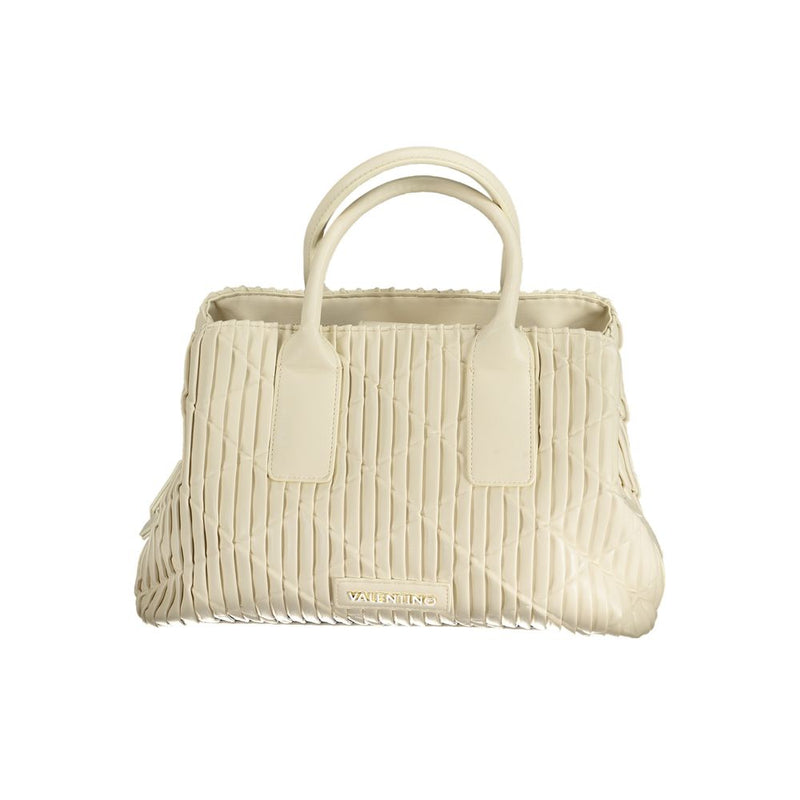 Beige Polyethylene Handbag Valentino Bags