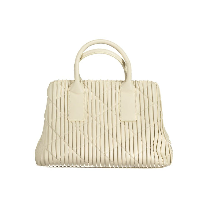 Beige Polyethylene Handbag Valentino Bags