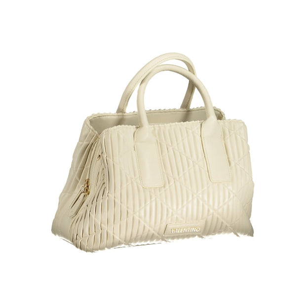 Beige Polyethylene Handbag Valentino Bags