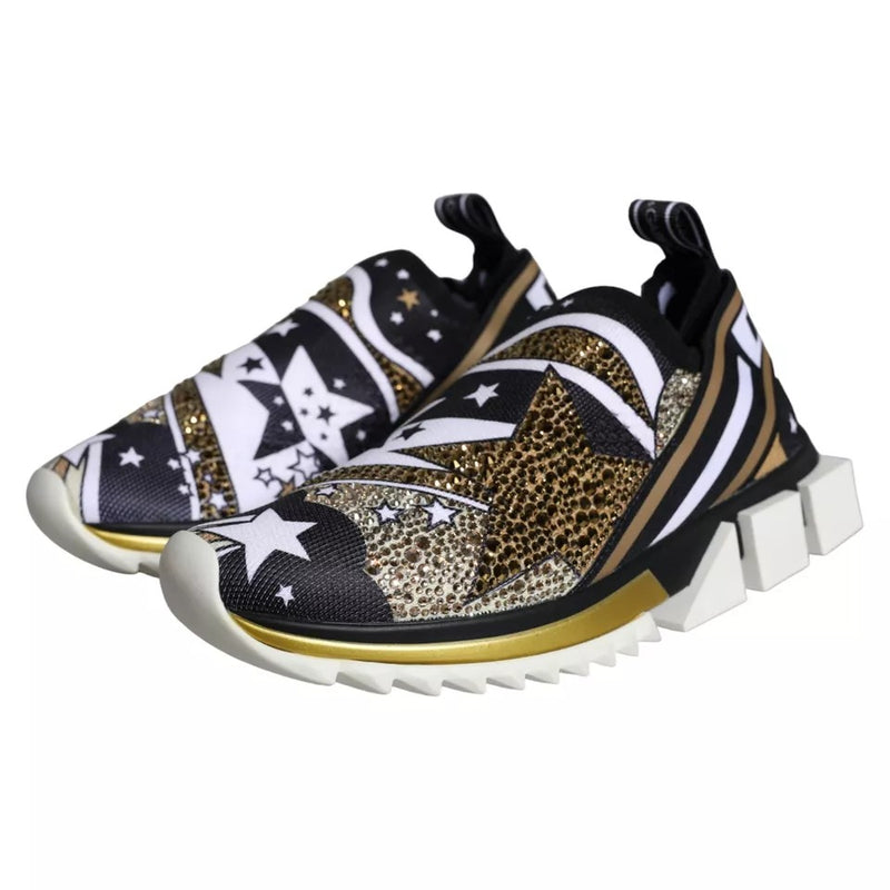 Multicolor Comet Star Print Sorrento Sneakers Shoes Dolce & Gabbana