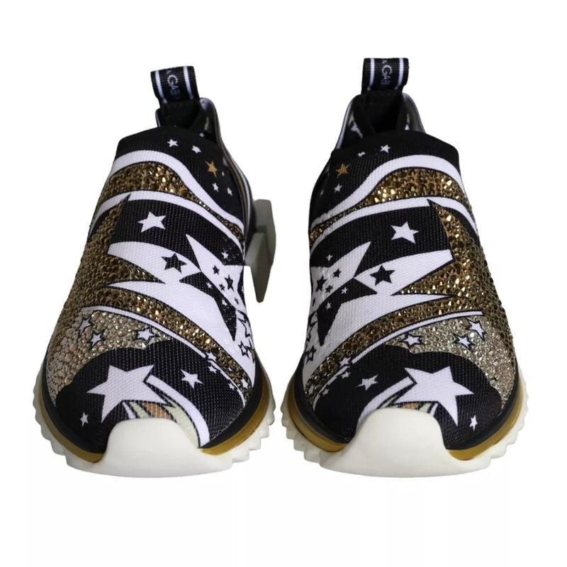 Multicolor Comet Star Print Sorrento Sneakers Shoes Dolce & Gabbana