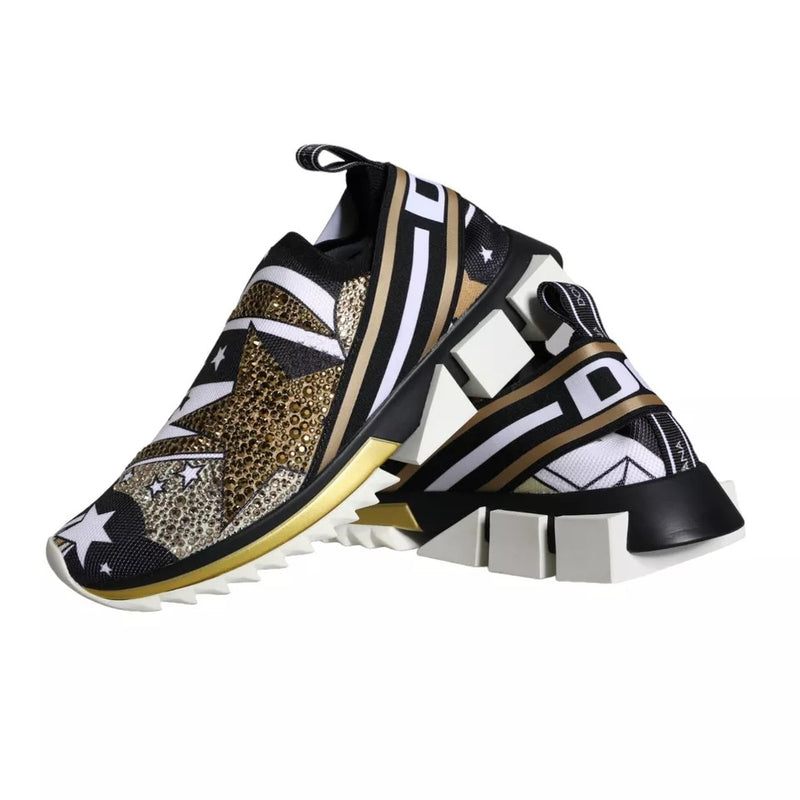 Multicolor Comet Star Print Sorrento Sneakers Shoes Dolce & Gabbana