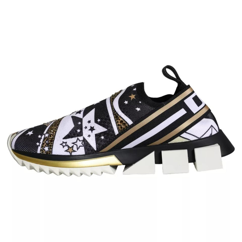 Multicolor Comet Star Print Sorrento Sneakers Shoes Dolce & Gabbana