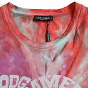 Multicolor Tie Dye Cotton Round Neck T-shirt Dolce & Gabbana