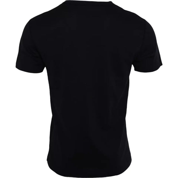 Black Logo Round Neck Short Sleeves T-shirt Dolce & Gabbana