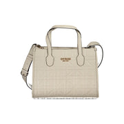 Beige Polyethylene Handbag Guess Jeans