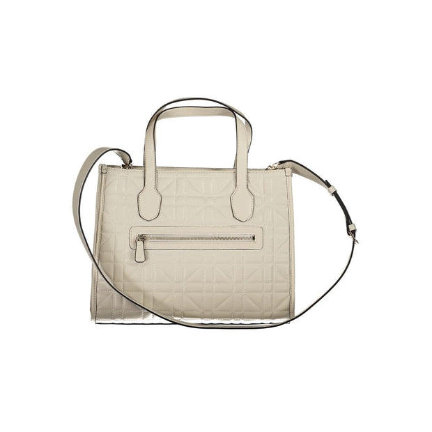 Beige Polyethylene Handbag Guess Jeans