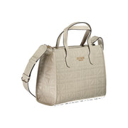 Beige Polyethylene Handbag Guess Jeans