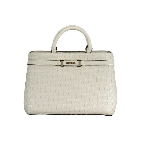 White Polyethylene Handbag Guess Jeans