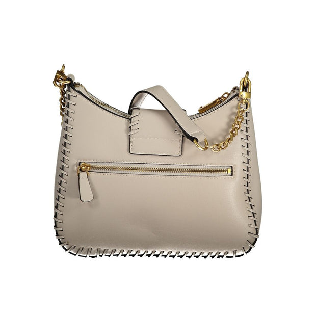 Beige Polyethylene Handbag Guess Jeans