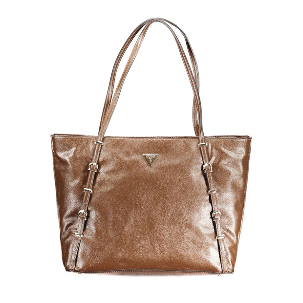 Brown Polyethylene Handbag Guess Jeans