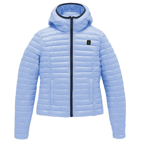 Light Blue Polyamide Women Jacket Refrigiwear